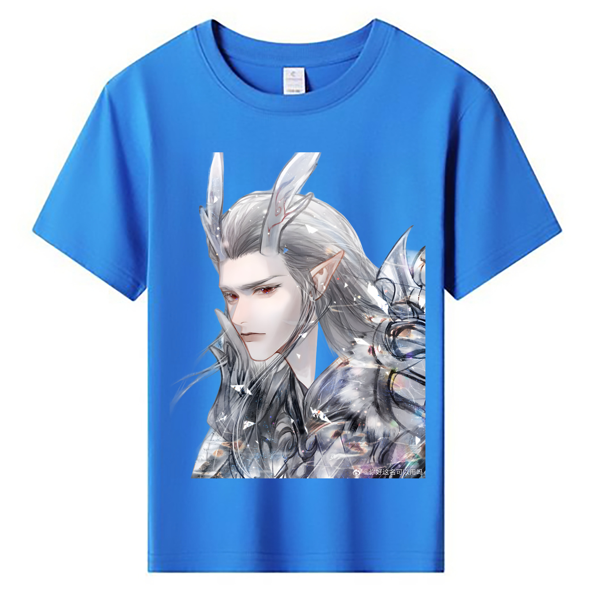（画像用） Ne Zha 2 ナタ 魔童の大暴れ 綿100％キッズTシャツ（フロントプリント）